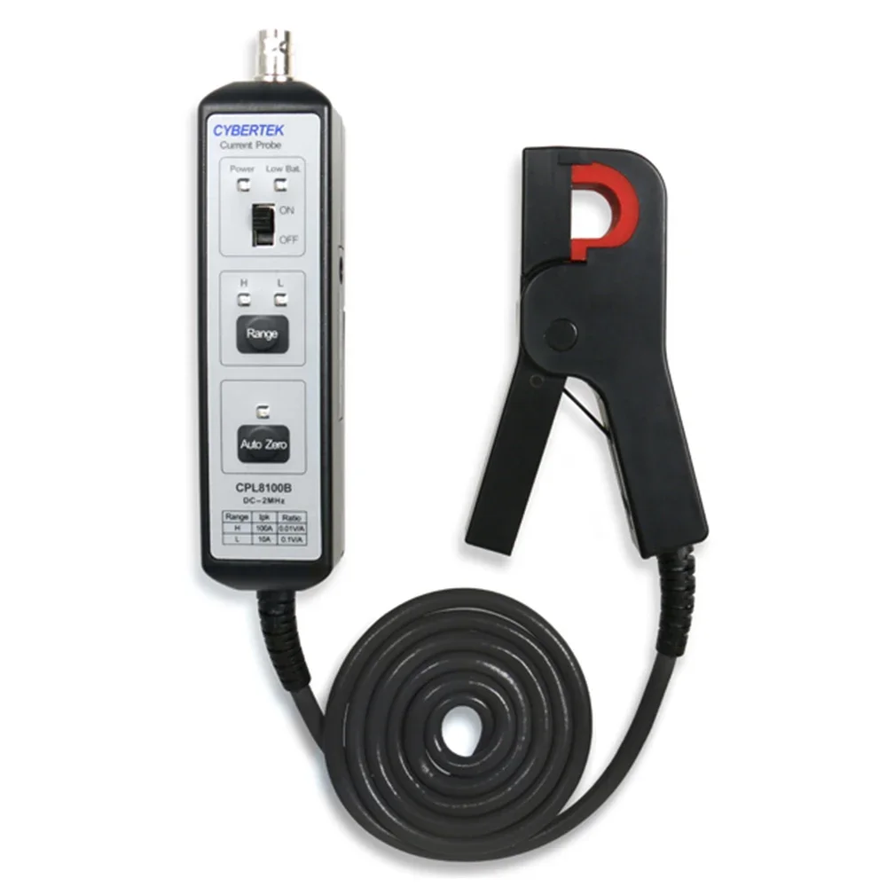 Current Probe Ac Dc 100A - 2025Cybertek CPL8100A (100A/600kHz) Stroomsonde AC/DC Stroomsonde