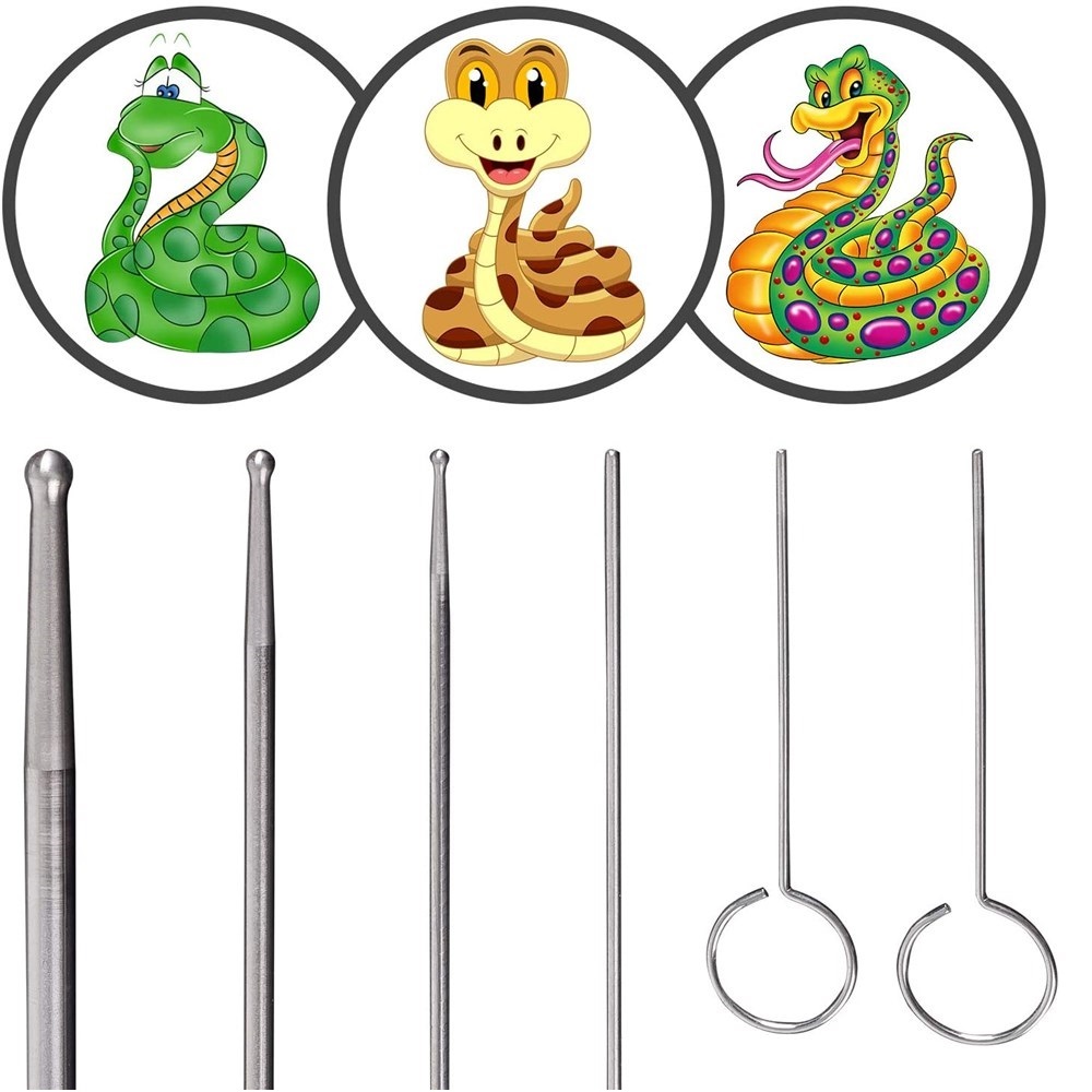 Probe Tip Accessory Kit - 6 stks Professionele Snake Gender Detector