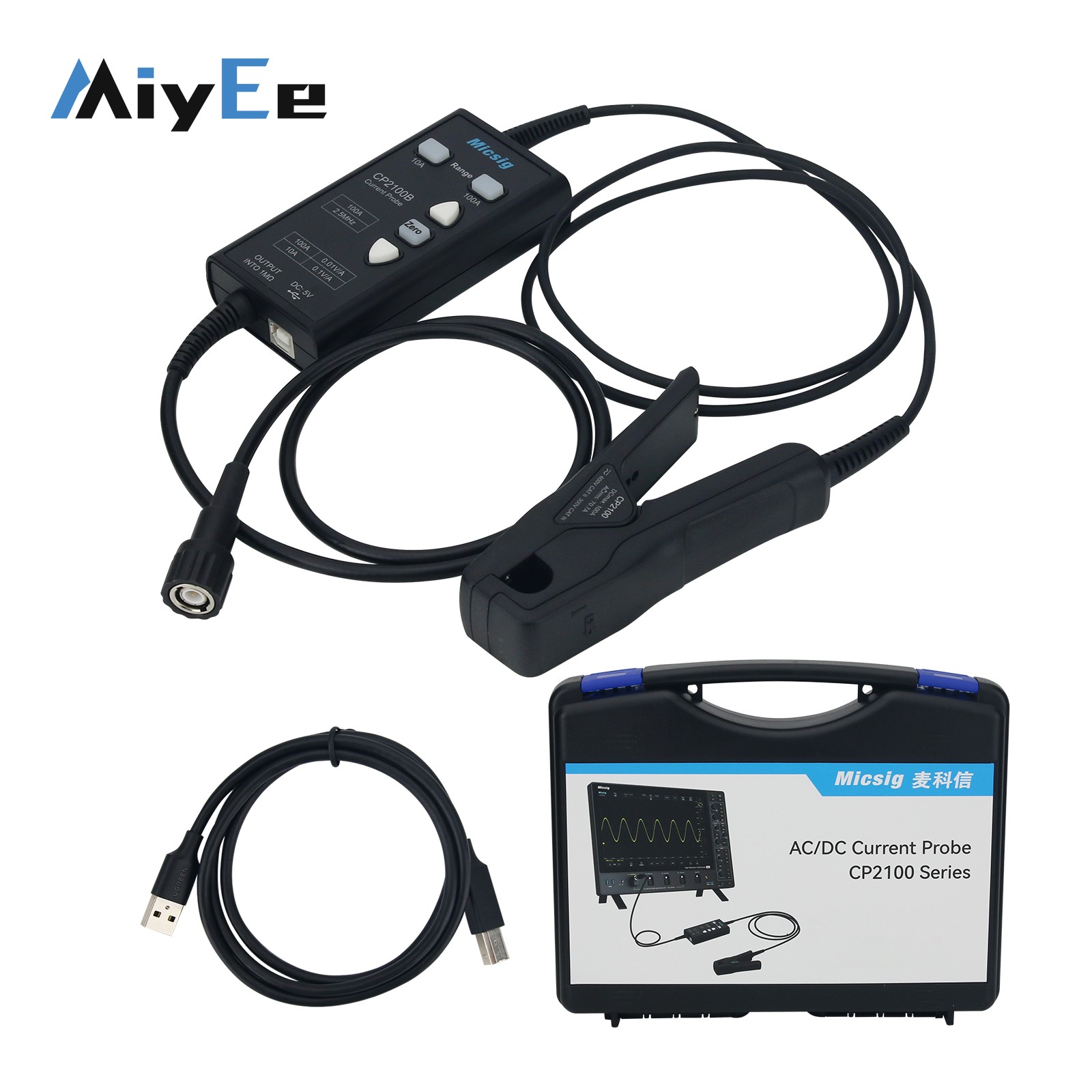Current Probe Ac Dc 100A - Micsig 2,5 MHz / 800 kHz