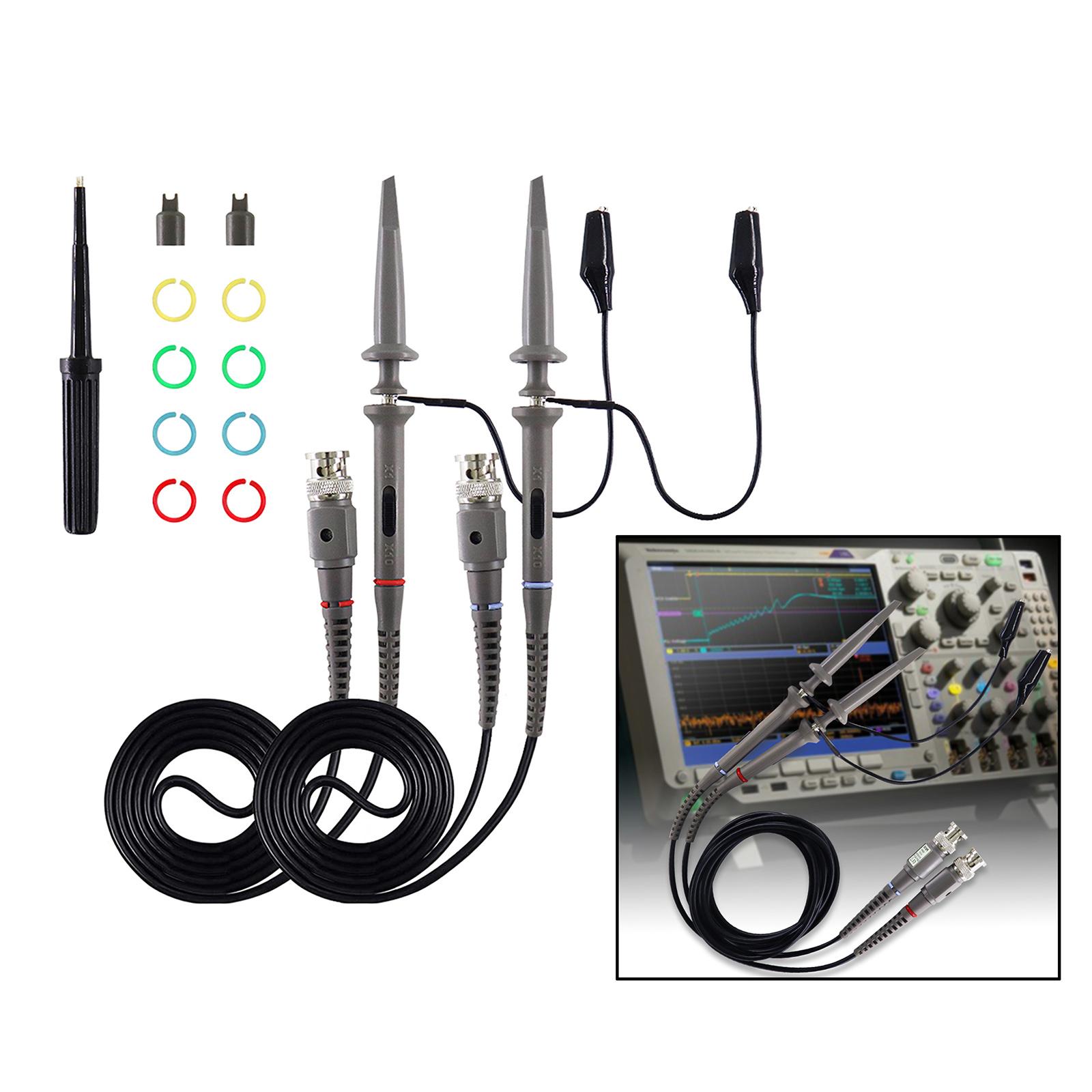 Oscilloscope Probe Kit 200Mhz - Universele Oscilloscoopsonde P6100 200 mhz Rubberen