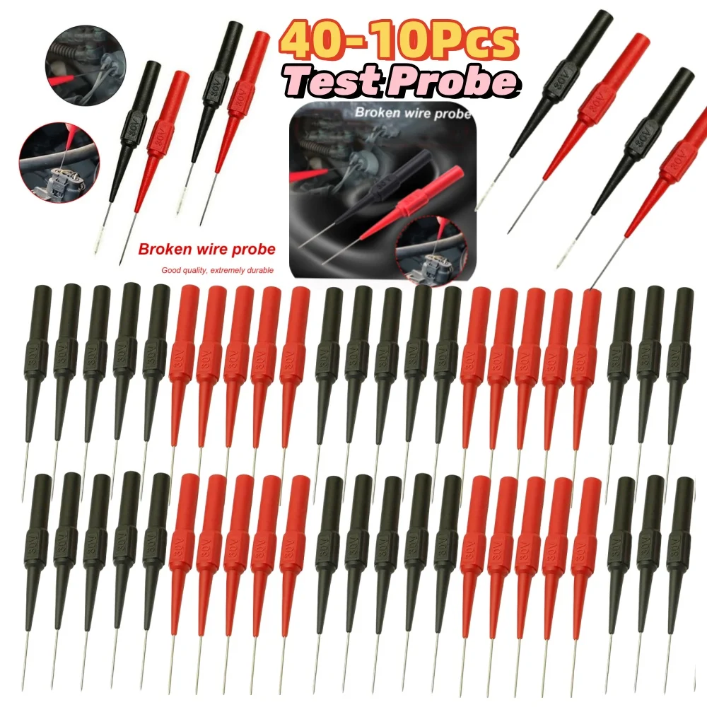 Probe Tip Accessory Kit - 40-10 Stuks 30V Instrumentatie Diagnostische Hulpmiddelen