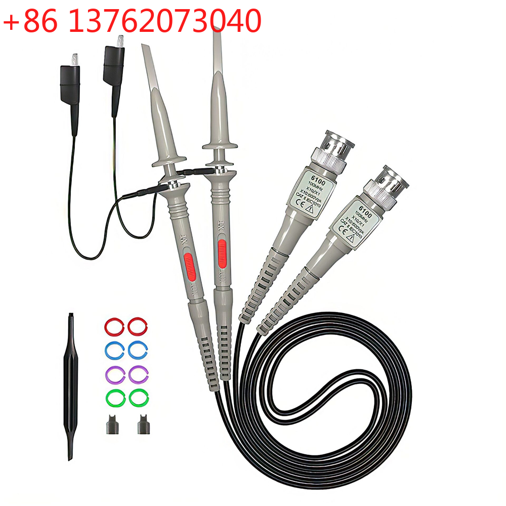 Oscilloscope Probe 100Mhz 10X - GEYA 2 stuks 100MHz BNC oscilloscoopsondeset: