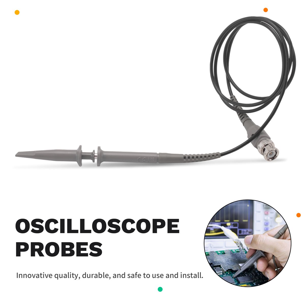 Oscilloscope Probe 100Mhz 10X - [2026 Trend] 2Pc P6100 BNC Oscilloscoop