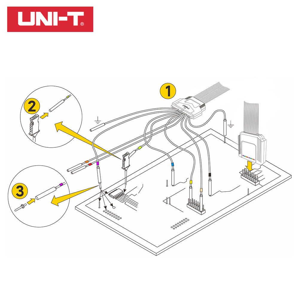 UNI-T UT-M26 16-kanaals logisc - Logic Analyzer Probe 16 Channel recensie en prijs