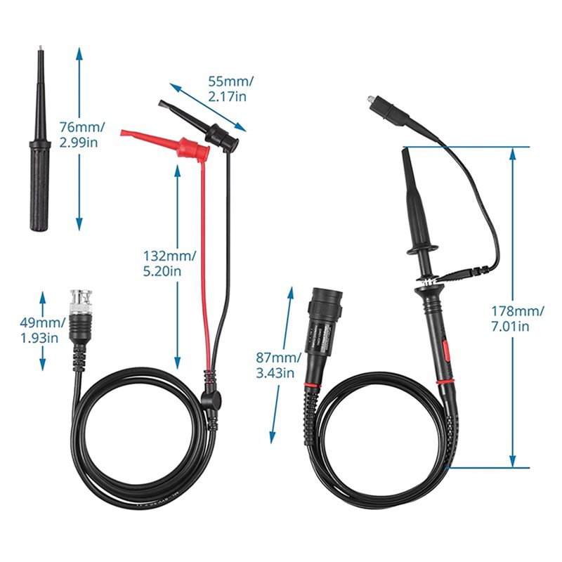 AT02-2 Set P2200 Oscilloscoops - Oscilloscope Probe Kit 200Mhz recensie en prijs