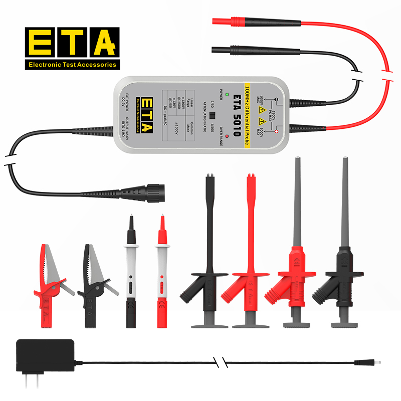 ETA5010 100MHz 1300V isolatiep - Differential Probe 100Mhz 1300V recensie en prijs