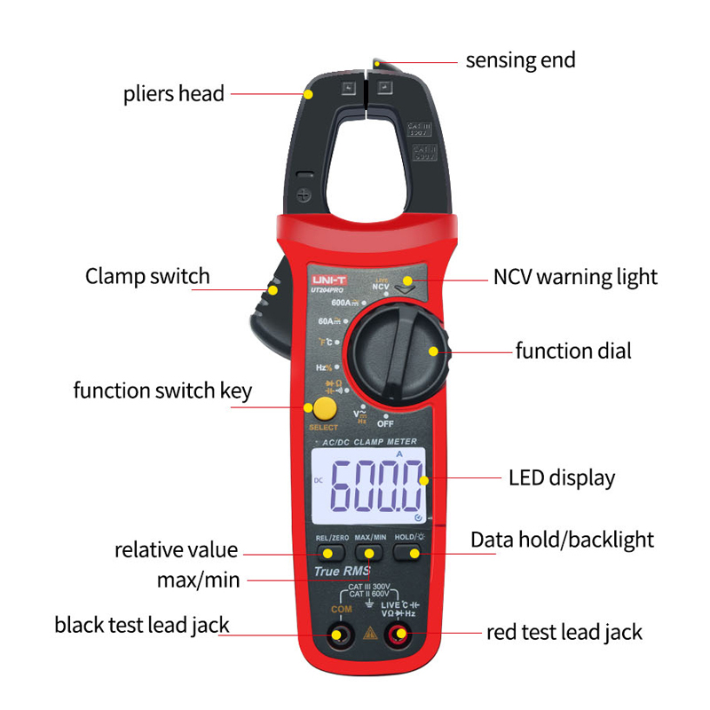 CEM True RMS-stroomtang Flexib - Current Clamp Probe 600A recensie en prijs