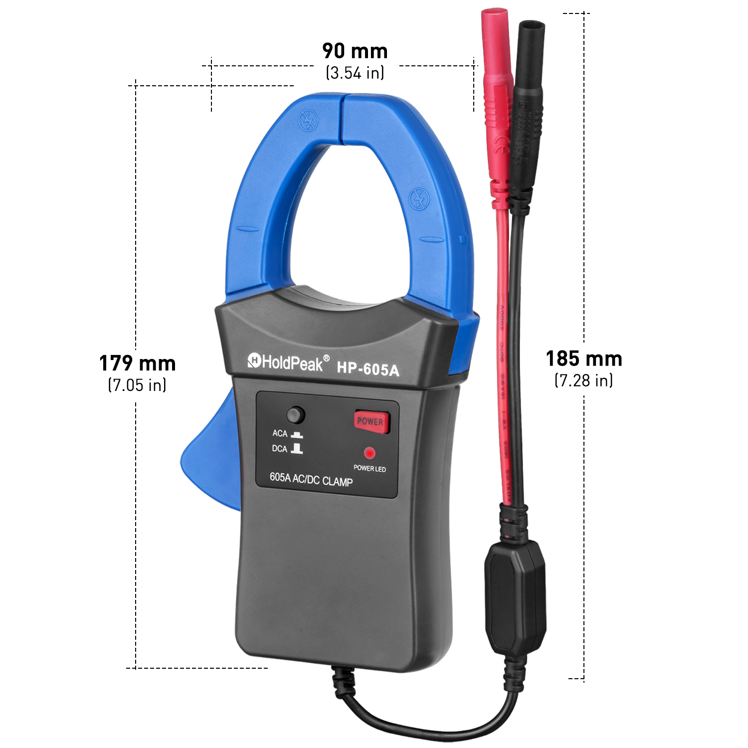 HoldPeak AC/DC-stroomtangadapt - Current Clamp Probe 600A recensie en prijs