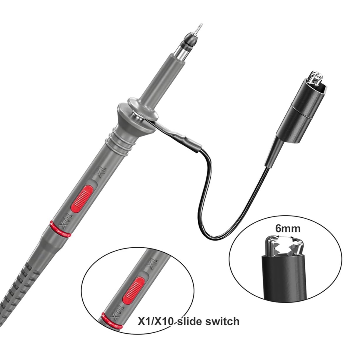 A64I P6100 Oscilloscoopsonde 1 - Oscilloscope Probe 100Mhz 10X recensie en prijs