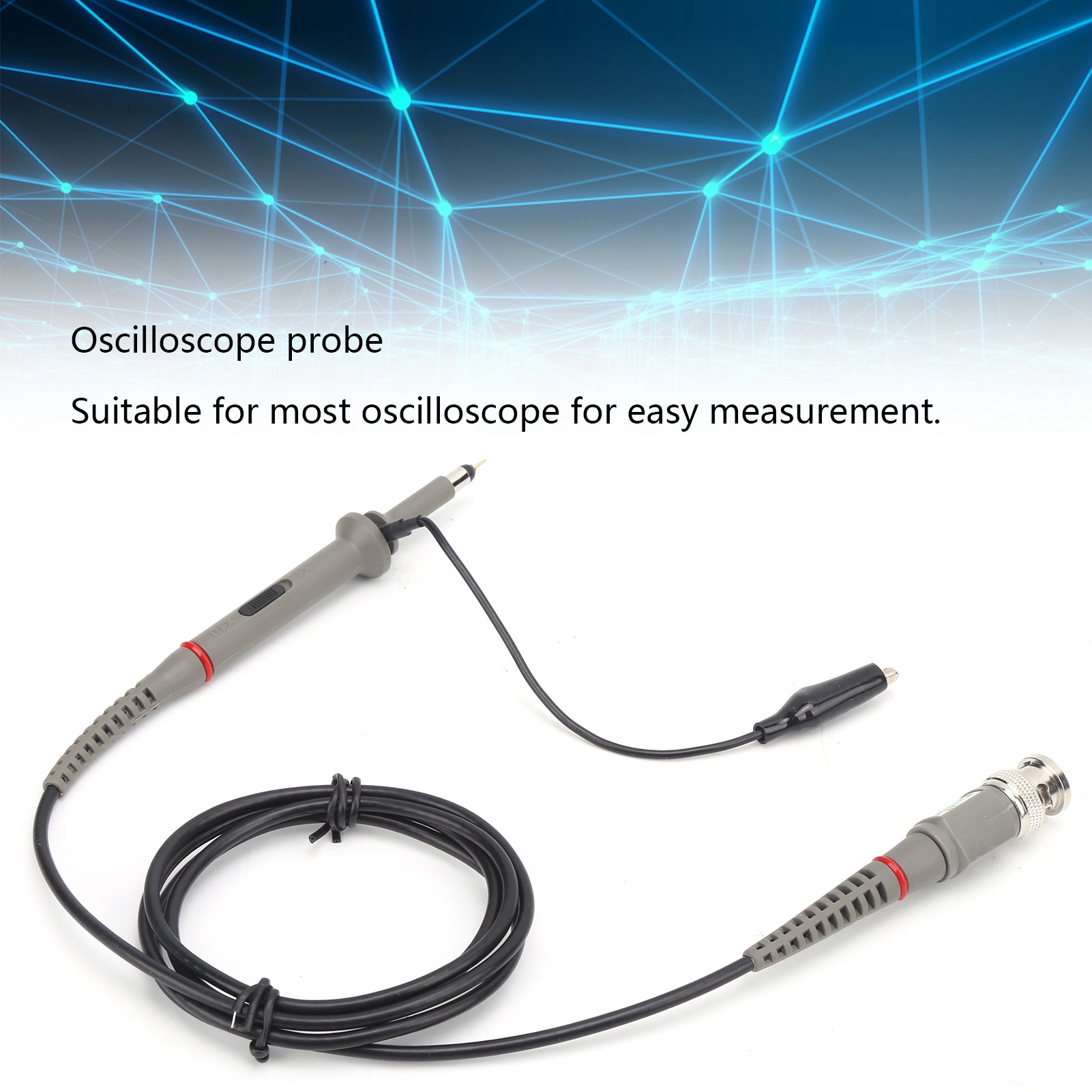 1X/10X Oscilloscoop Probe P610 - Oscilloscope Probe 100Mhz 10X recensie en prijs