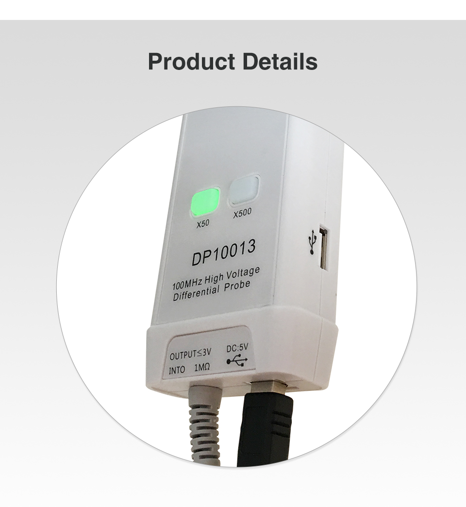 2025Micsig Oscilloscoop 1300V  - Differential Probe 100Mhz 1300V recensie en prijs