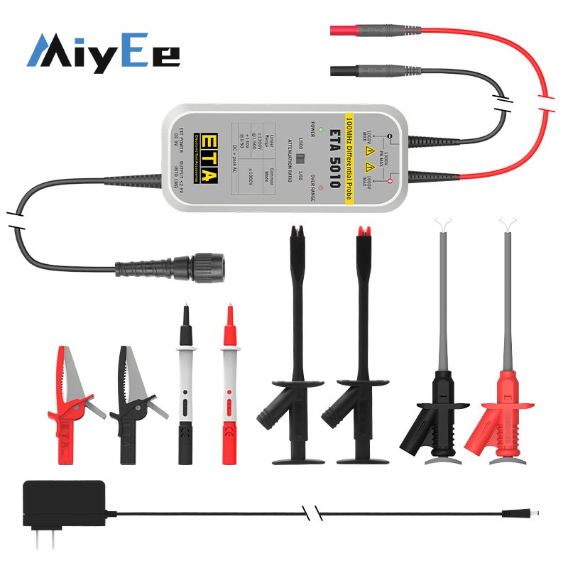Miyee ETA5002/ETA5010/ETA5026  - Differential Probe 100Mhz 1300V recensie en prijs
