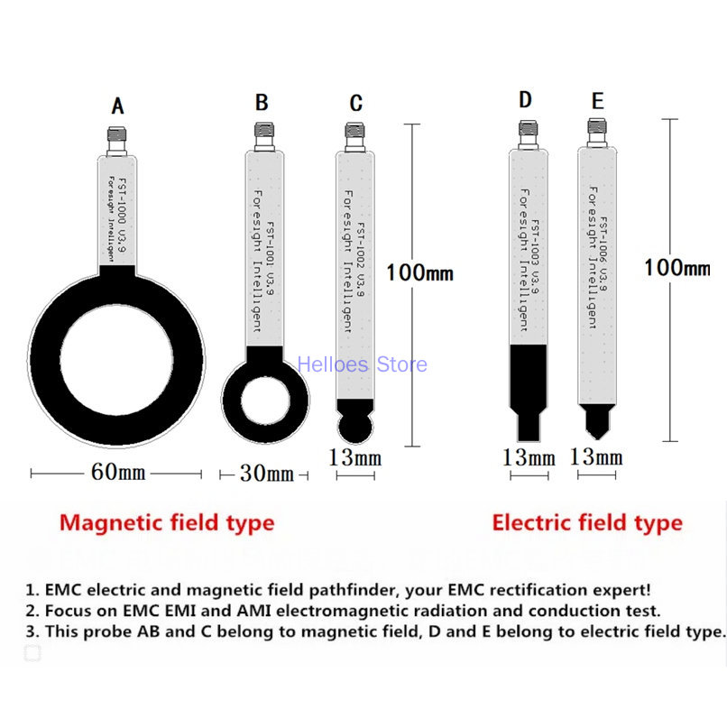 FST-100X EMC EMI EMS Near-fiel - Near Field Probe Emi Emc recensie en prijs