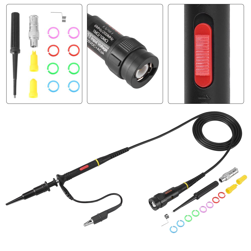 [NEWA76K!】 200Mhz Oscilloscoop - Oscilloscope Probe Kit 200Mhz recensie en prijs