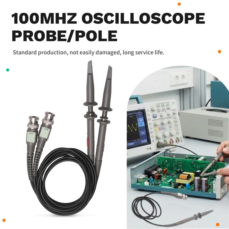 A27F-2Pc P6100 BNC Oscilloscoo - Oscilloscope Probe 100Mhz 10X recensie en prijs