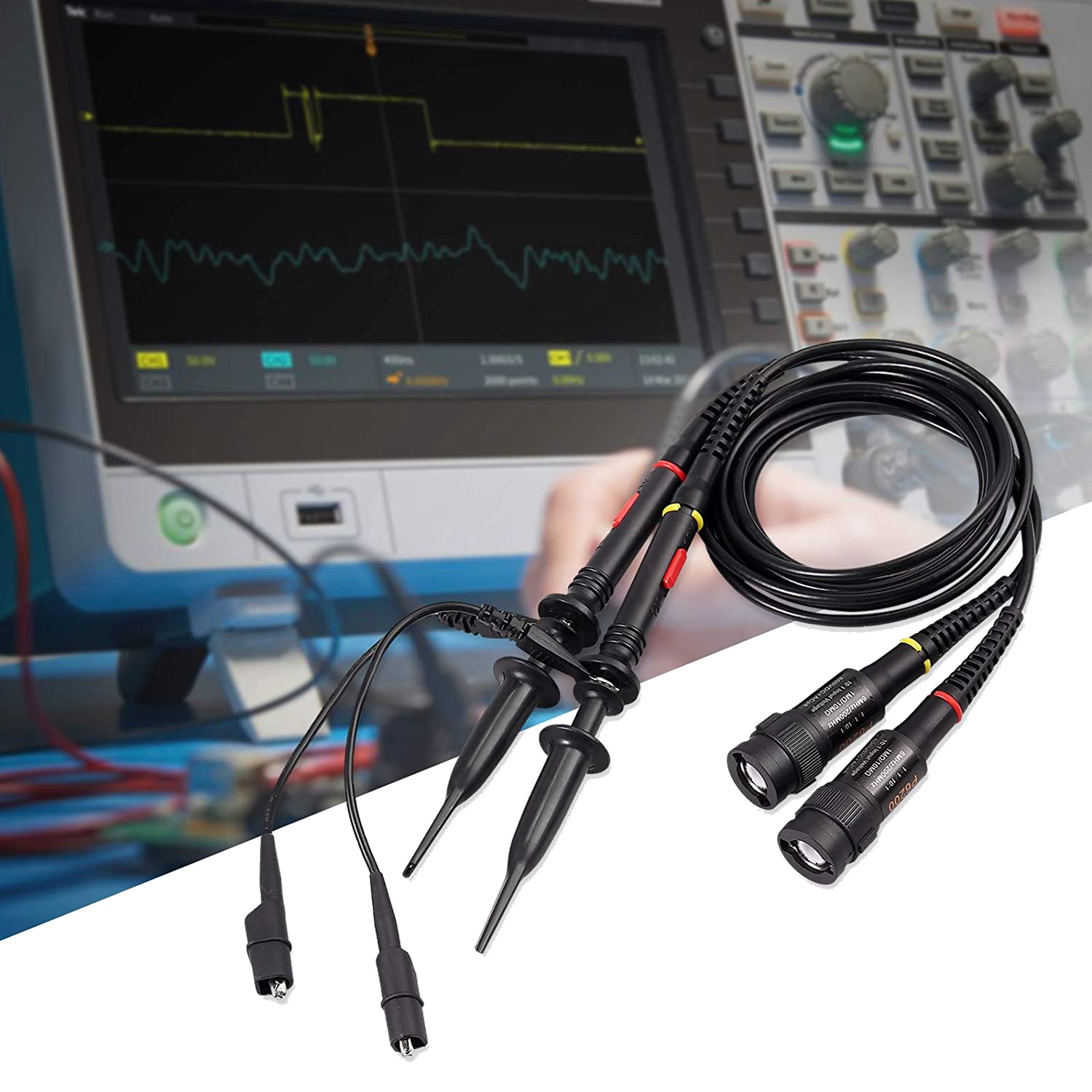 ABVC P2200 Oscilloscoopsonde M - Oscilloscope Probe Kit 200Mhz recensie en prijs