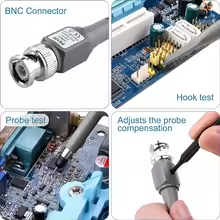 P6100 Oscilloscoopsonde 1/2 st - Oscilloscope Probe 100Mhz 10X recensie en prijs