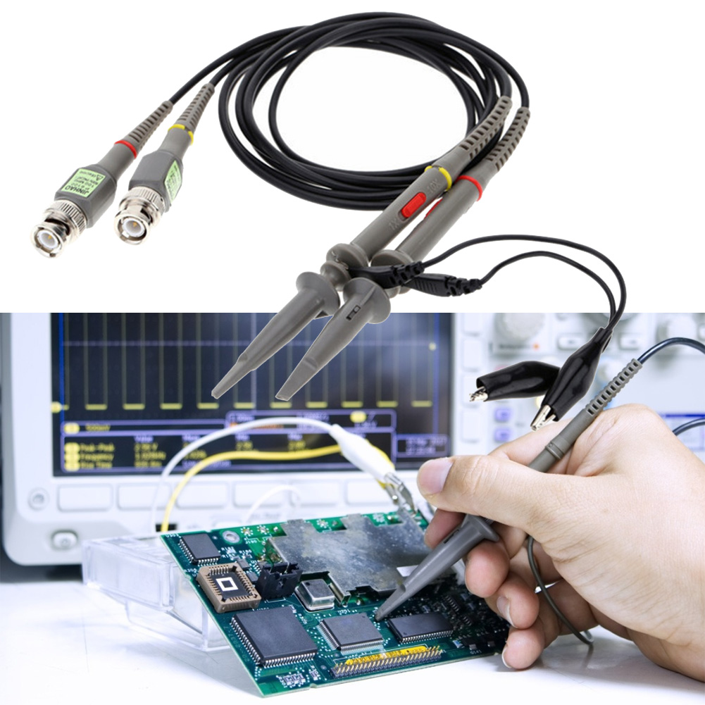 2 stks P6100 BNC Oscilloscoop  - Oscilloscope Probe 100Mhz 10X recensie en prijs