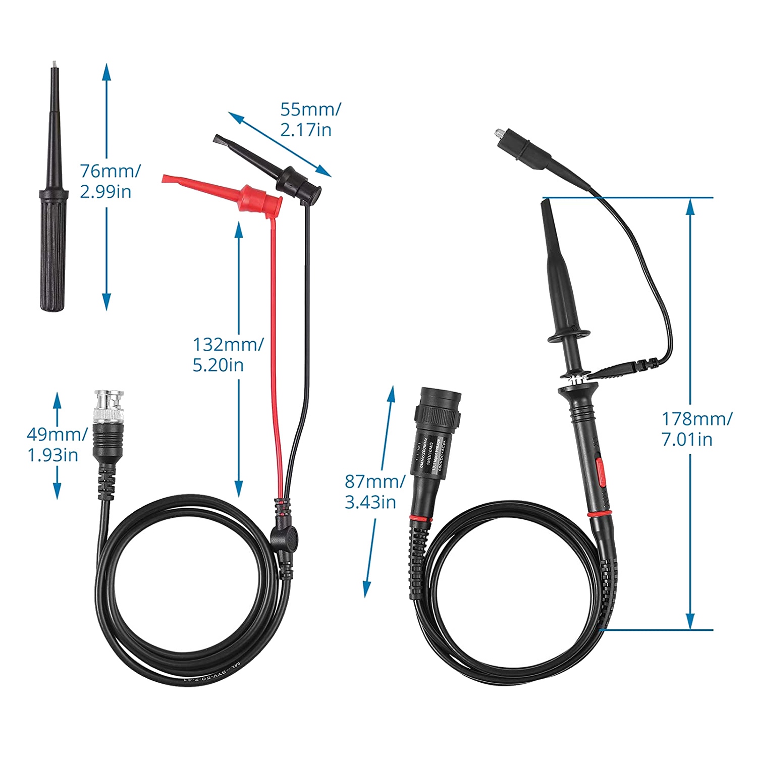 A84X-P2200 Oscilloscoopsonde M - Oscilloscope Probe Kit 200Mhz recensie en prijs