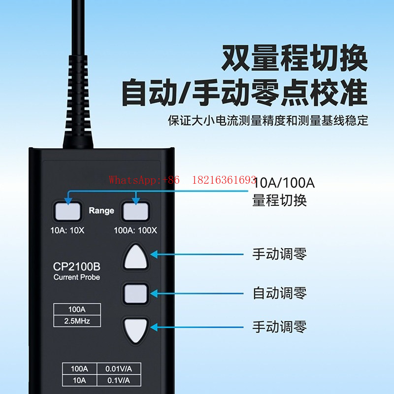 Laagfrequente AC/DC-stroomprob - Current Probe Ac Dc 100A recensie en prijs