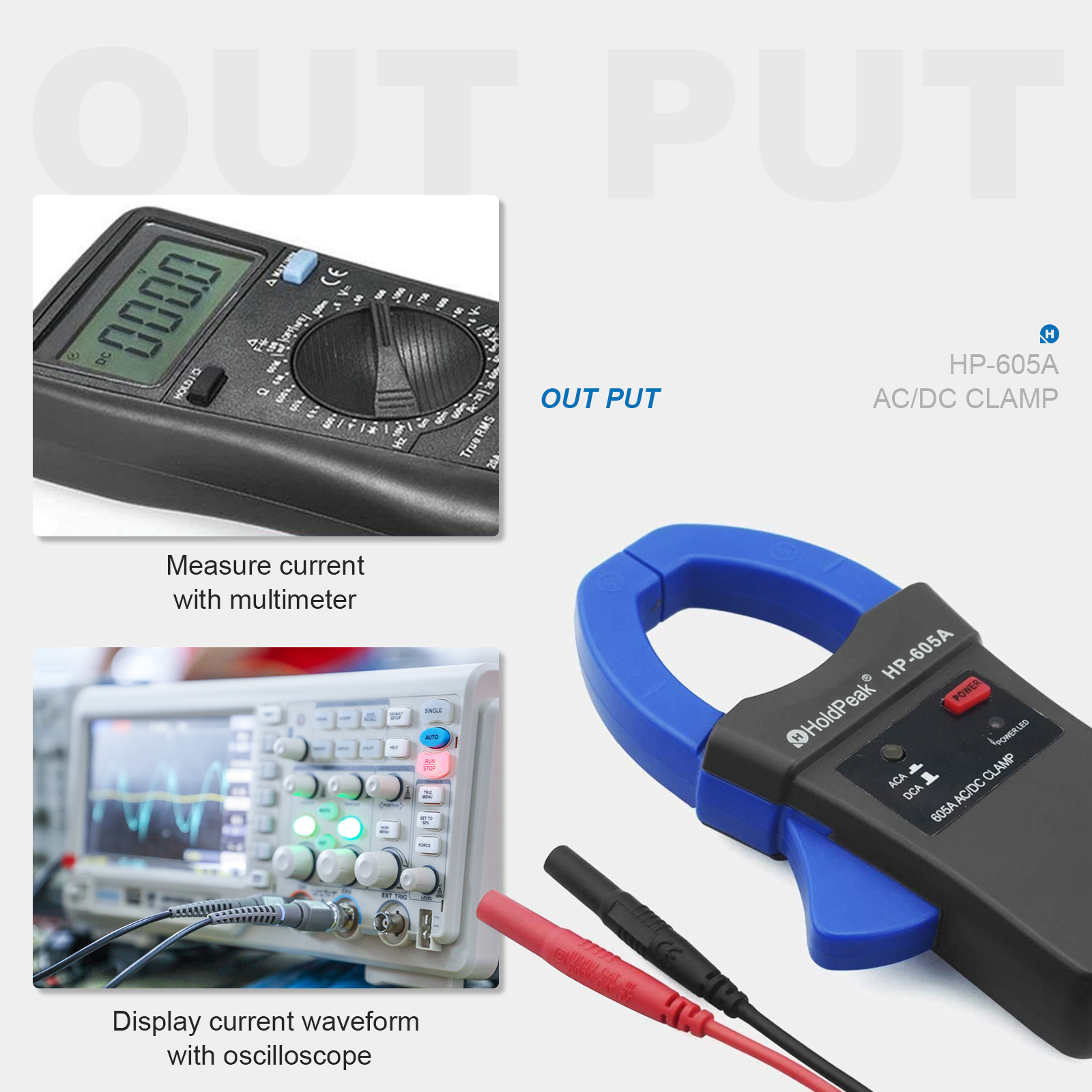 HoldPeak stroomtangadapter 600 - Current Clamp Probe 600A recensie en prijs